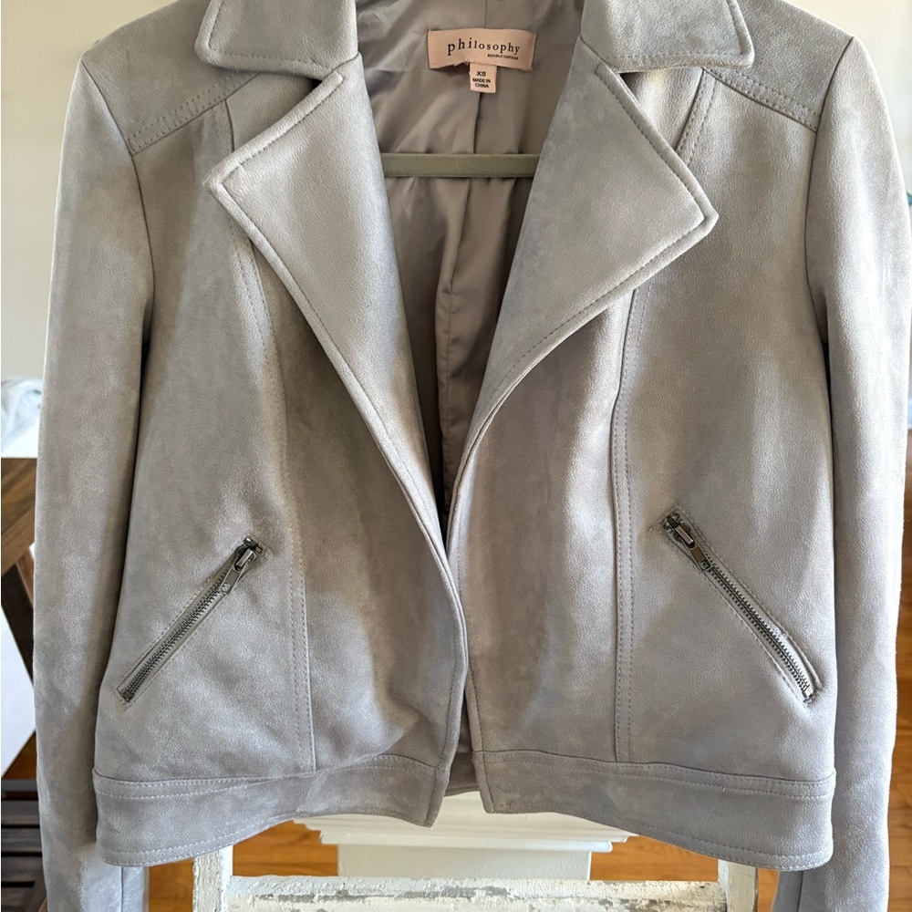 Philosophy Women's Light Gray Blazer